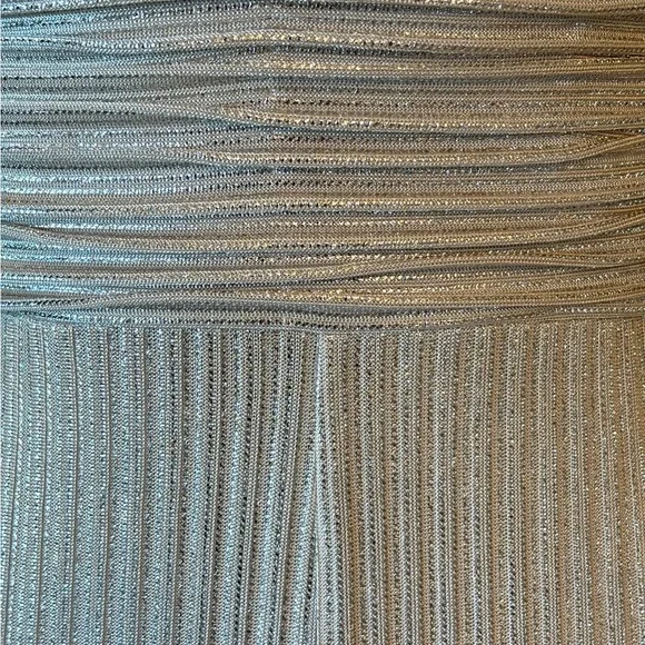 Aidan Mattox Knit Foiled Jumpsuit - Picture 11 of 13